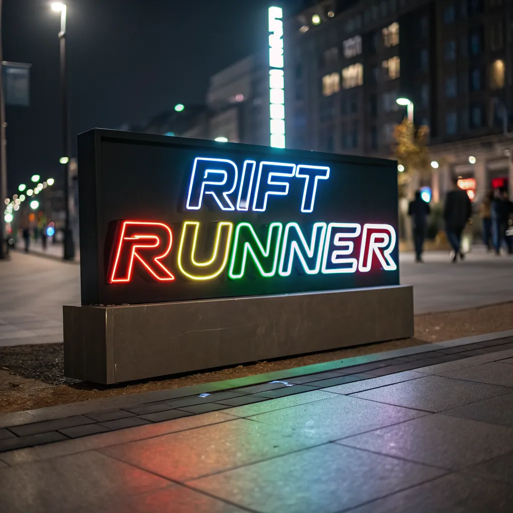 Neon Rift Runner